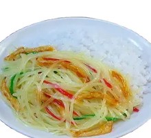 Shredded Potato Rice Bowl