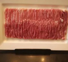 Hand-Cut Fresh Lamb with Big Knife