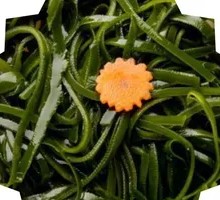 Thin seaweed strips