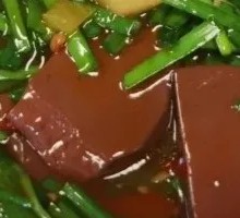 Stir-fried羊Blood