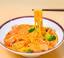 Tom Yum Goong Seafood Noodles