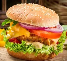 Spicy Chicken Leg Burger