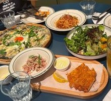 Fried Chicken with Apple-Celery Salad