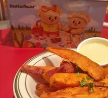 Roasted Whole Sweet Potato Cubes