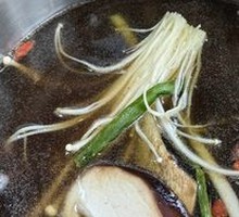 Homemade Mushroom Hot Pot