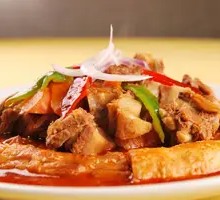 Beef-filled Naan