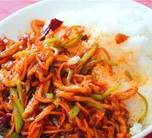 Fish-Flavored Shredded Pork Rice Bowl
