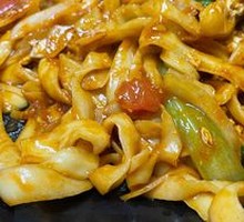Egg Fried Knife-Cut Noodles