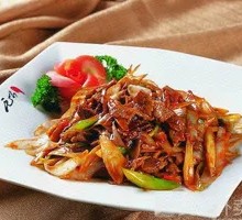 Scallion Stir-Fried Lamb