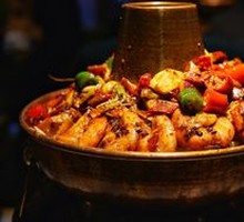 Spicy Double-Layer Frog Legs & Shrimp Hot Pot