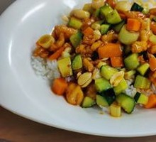 Kung Pao Chicken Rice Bowl