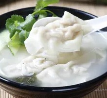Shrimp and Pork Dumplings in Bone Soup
