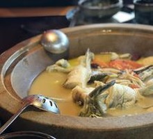 Mushroom Hot Pot with River Catfish