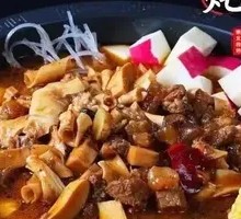 Tendon and Brain Hot Pot