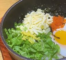 Garlic Cheese Fish Roe Rice Bowl