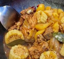 Stewed Chicken in Iron Pot