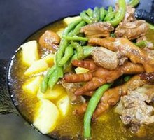 Pork Rib and Chicken Foot Stew