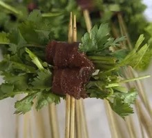 Beef Rolls with Cilantro
