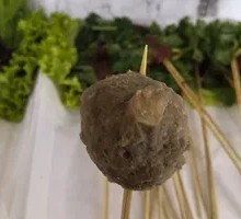 Beef tendon meatballs