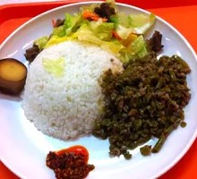 Minced Pork with Sour Beans Rice