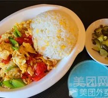 Tomato and Egg Rice Bowl