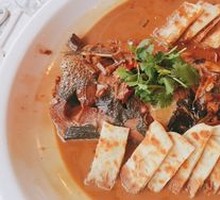 Fish Head with Flatbread