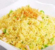 Egg and Pork Stir-Fried Rice