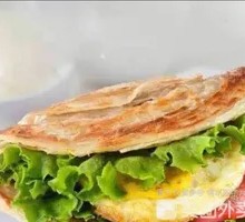 Grilled Sausage Hand-Torn Pancake
