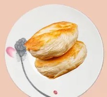 Freshly Baked Flaky Flatbread