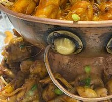 Spicy Shrimp and Frog Stir-fry