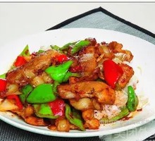 Spicy Pork with Potato Rice Bowl