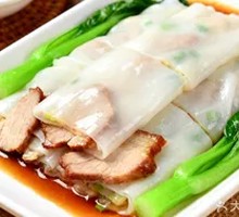 Barbecued Pork Rice Noodle Roll