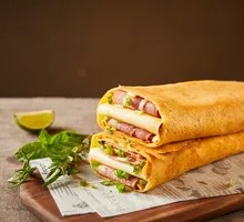 Cheese Bacon Whole Grain Pancake