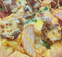 American-style Bacon & Potato Pizza