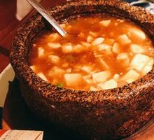 Stone Pot Chicken and Tofu Soup