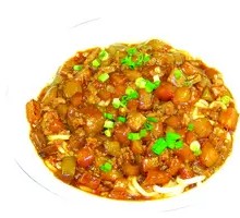 Minced Pork with Eggplant Noodles