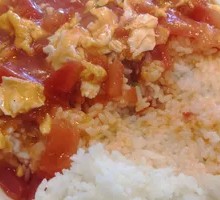 Tomato and Egg Rice Bowl
