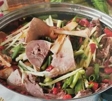 Goose Meat and Offal Hot Pot