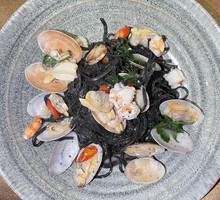 Squid Ink Noodles