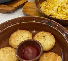 Meat Sauce Creamy Potato Pancake