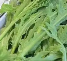 Chinese chrysanthemum greens