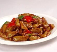 Braised Eggplant Rice Bowl