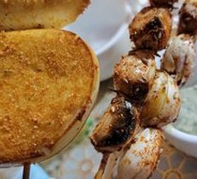 Grilled Steamed Bun Slices