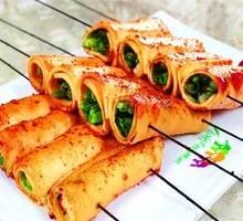 Baked Tofu Skin Rolls