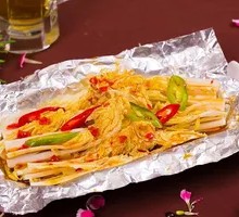 Grilled Bok Choy in Foil