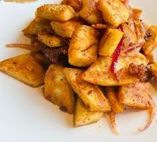 Naan Stir-Fried Lamb