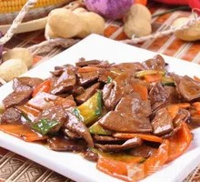 Stir-fried Liver with Rice