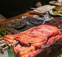 Charcoal-Roasted Lamb Leg