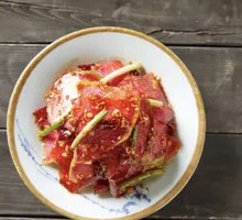 Spicy Radish Peel Salad