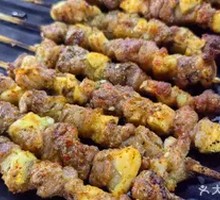 Charcoal-grilled Lamb Neck Tendons